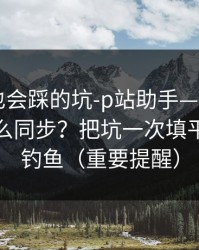 老用户也会踩的坑-p站助手——收藏与关注怎么同步？把坑一次填平，别被钓鱼（重要提醒）