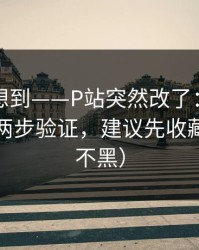 我真没想到——P站突然改了：最值得收藏的两步验证，建议先收藏（不吹不黑）