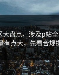 常见误区大盘点，涉及p站全称——信息量有点大，先看合规提醒