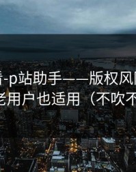新手必看-p站助手——版权风险怎么避？老用户也适用（不吹不黑）