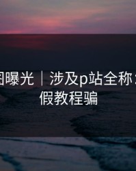 关键截图曝光｜涉及p站全称：别再被假教程骗