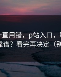 你可能一直用错，p站入口，助手到底靠不靠谱？看完再决定（别眨眼）